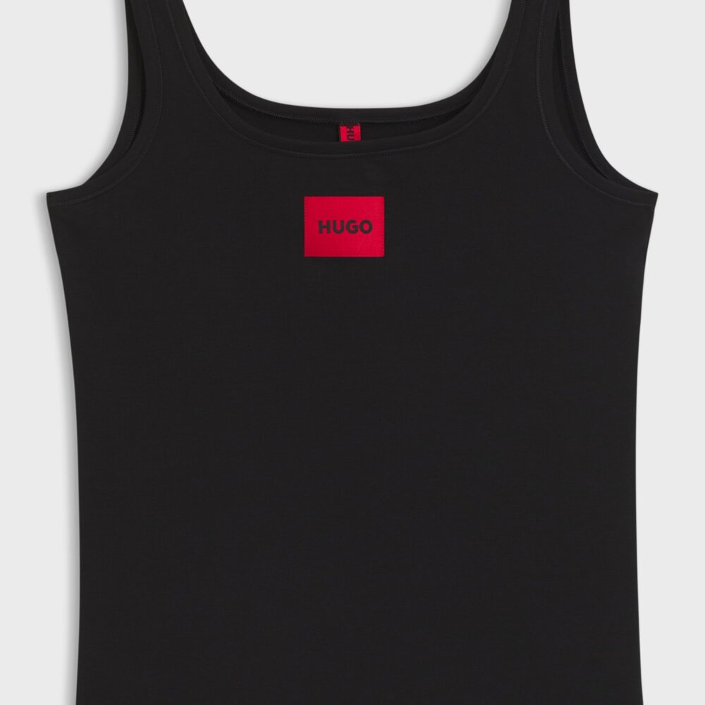 Stretch-cotton underwear vest