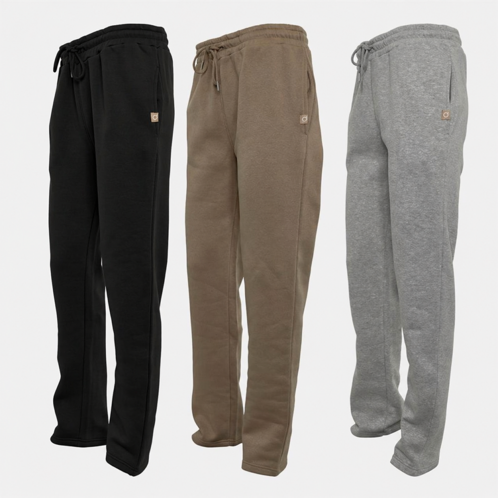 JUICE Mens Conti 3 Pack Joggers Vintage Black/​Grey/​Stone