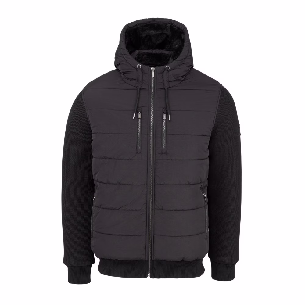 Men's Sartorial Padded Quilted Long Sleeve Hybrid Jacket