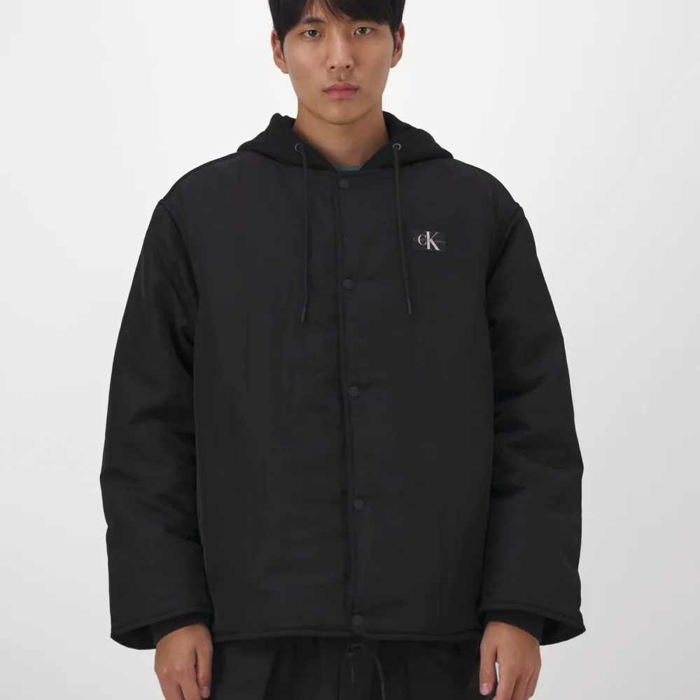 Calvin Klein Jeans Skater Hooded Jacket - Mid-season Jacket - Black