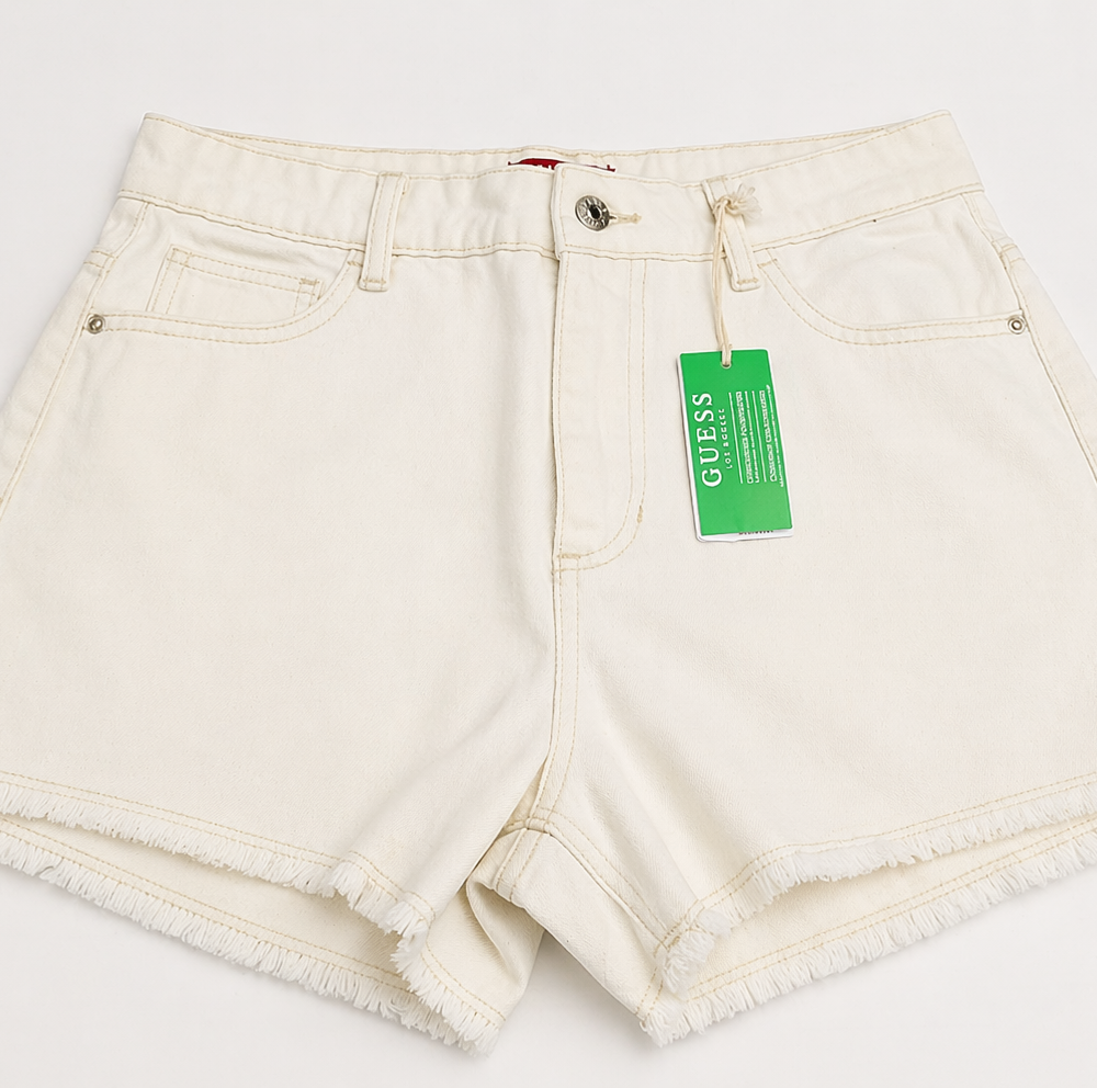 GUESS Short White Jeans Women