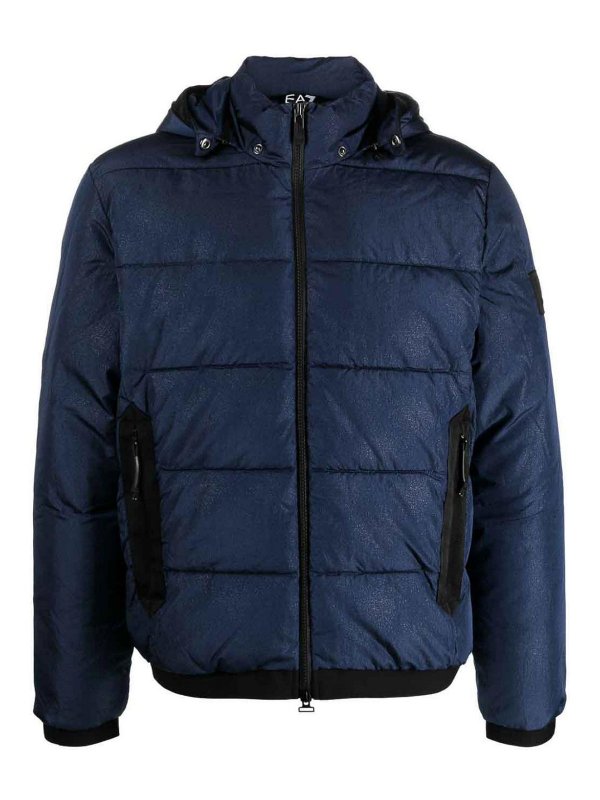 EA7 Emporio Armani Hooded down jacket