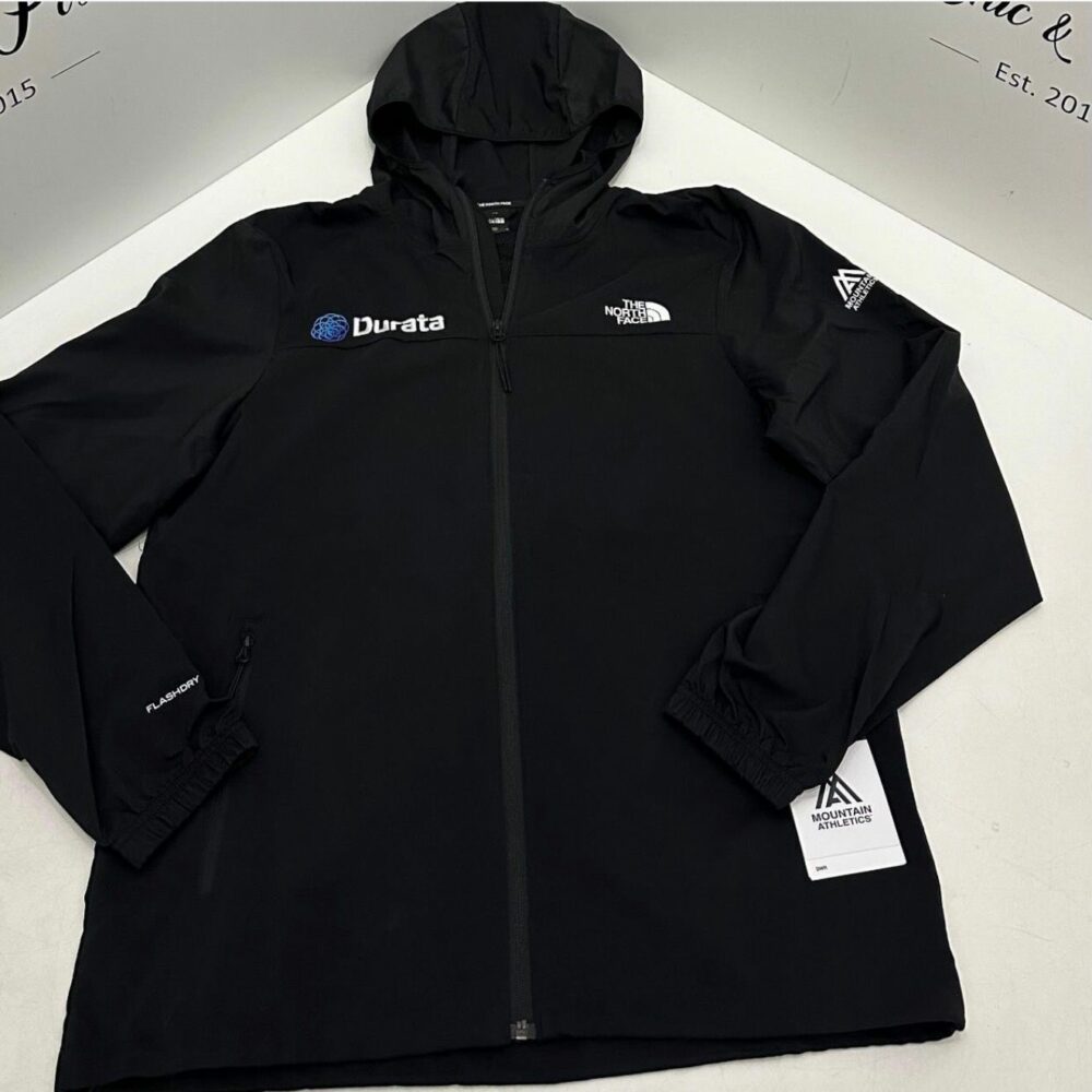 The North Face zip hoodie women black