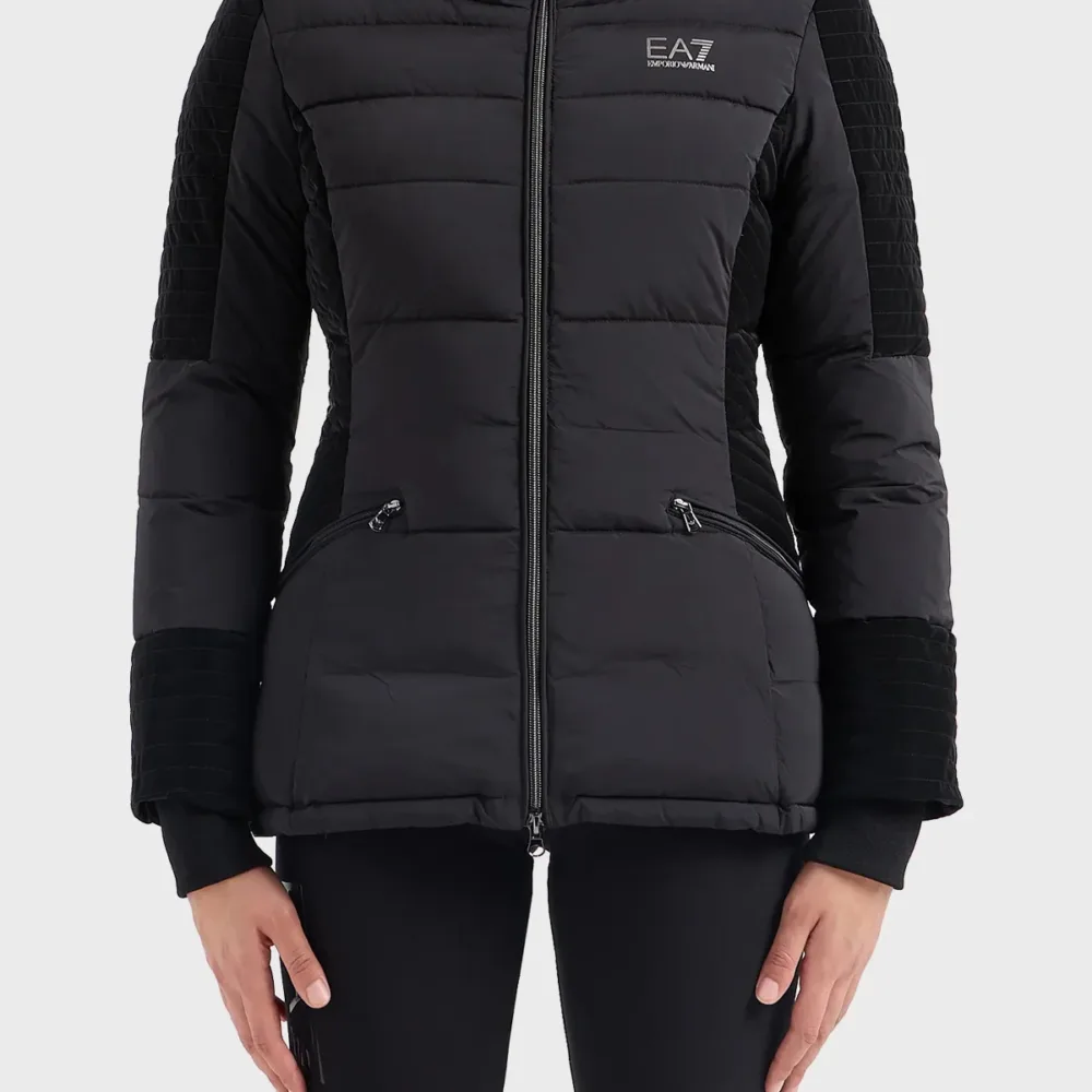 EA7 Women's Fur Coat BLACK