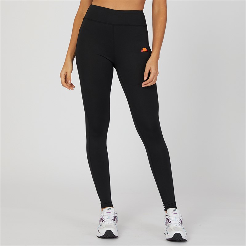 Ellesse Womens Moonlight High Waisted Tight Leggings Black