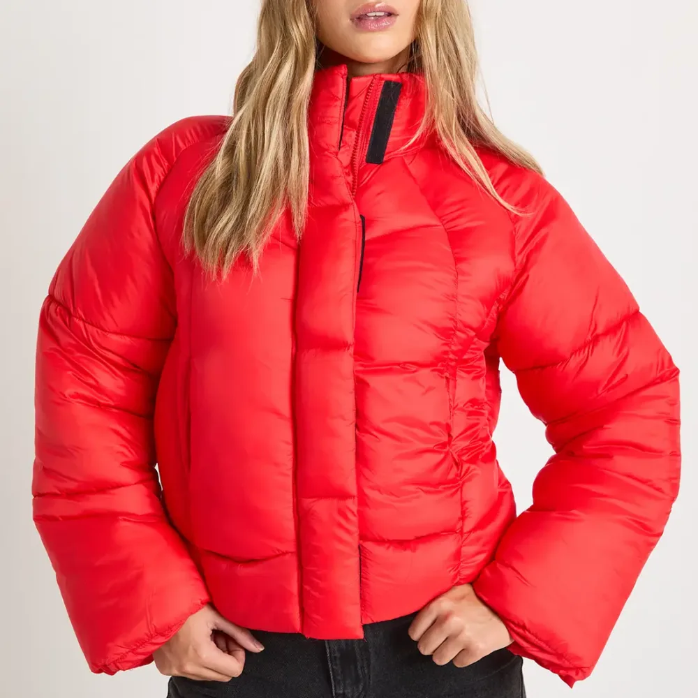 Quilt Detail Puffer Jacket