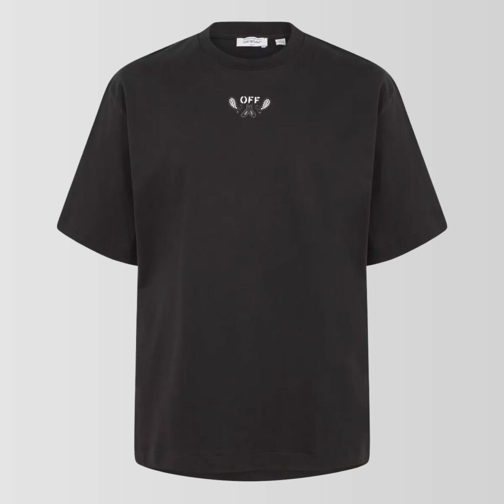Men's Upside Down Back Print Regular Fit T-Shirt