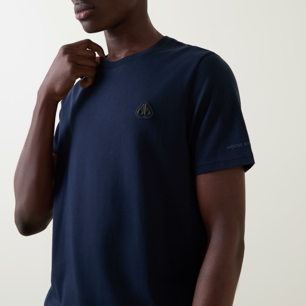MOOSE KNUCKLES Crescent Logo T-Shirt