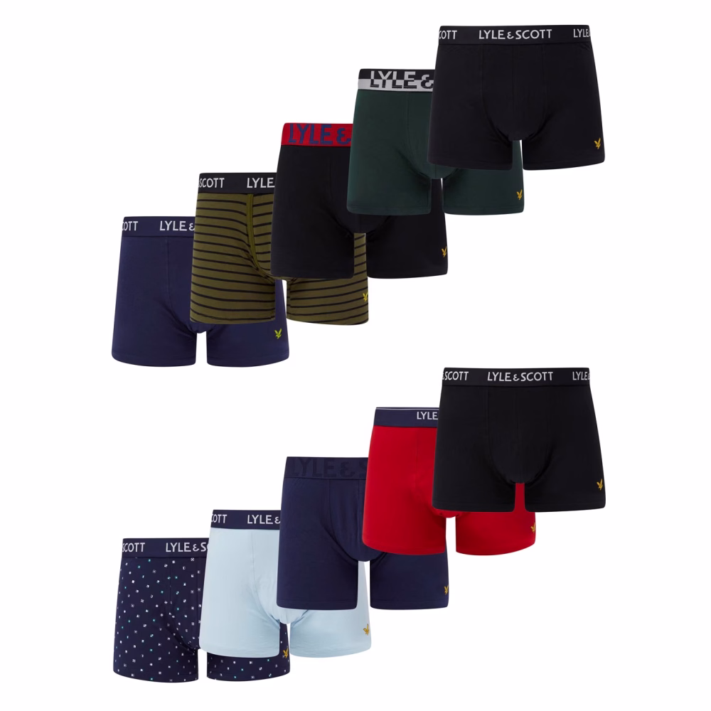 Lyle and Scott Men's Trunks 10 pack format