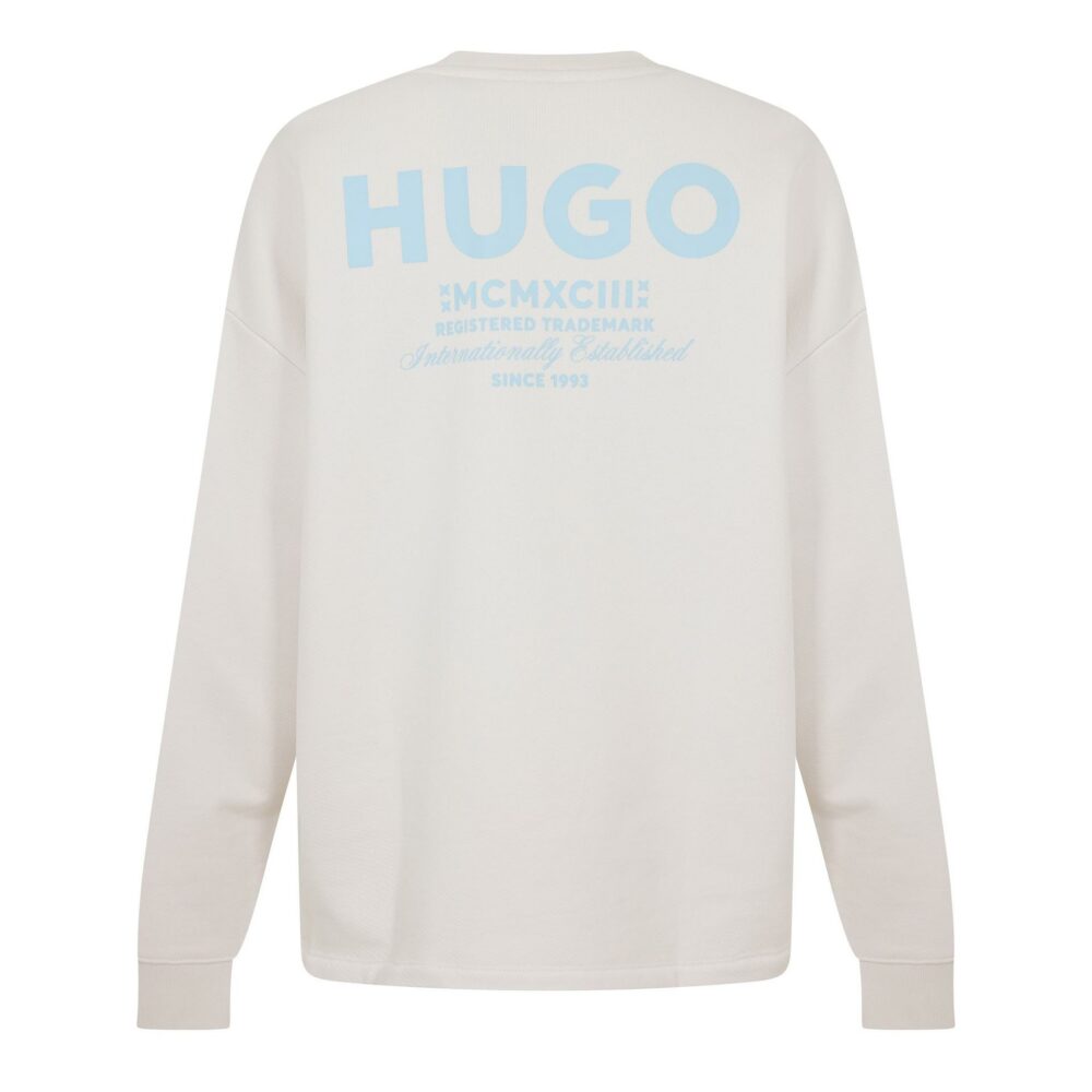 Hugo Men's Naviu Blue Crew Sweatshirt
