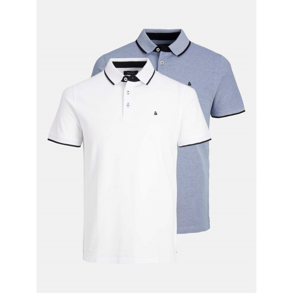 Jack and Jones Men's Paulos Pack Short Sleeve Polo Shirt