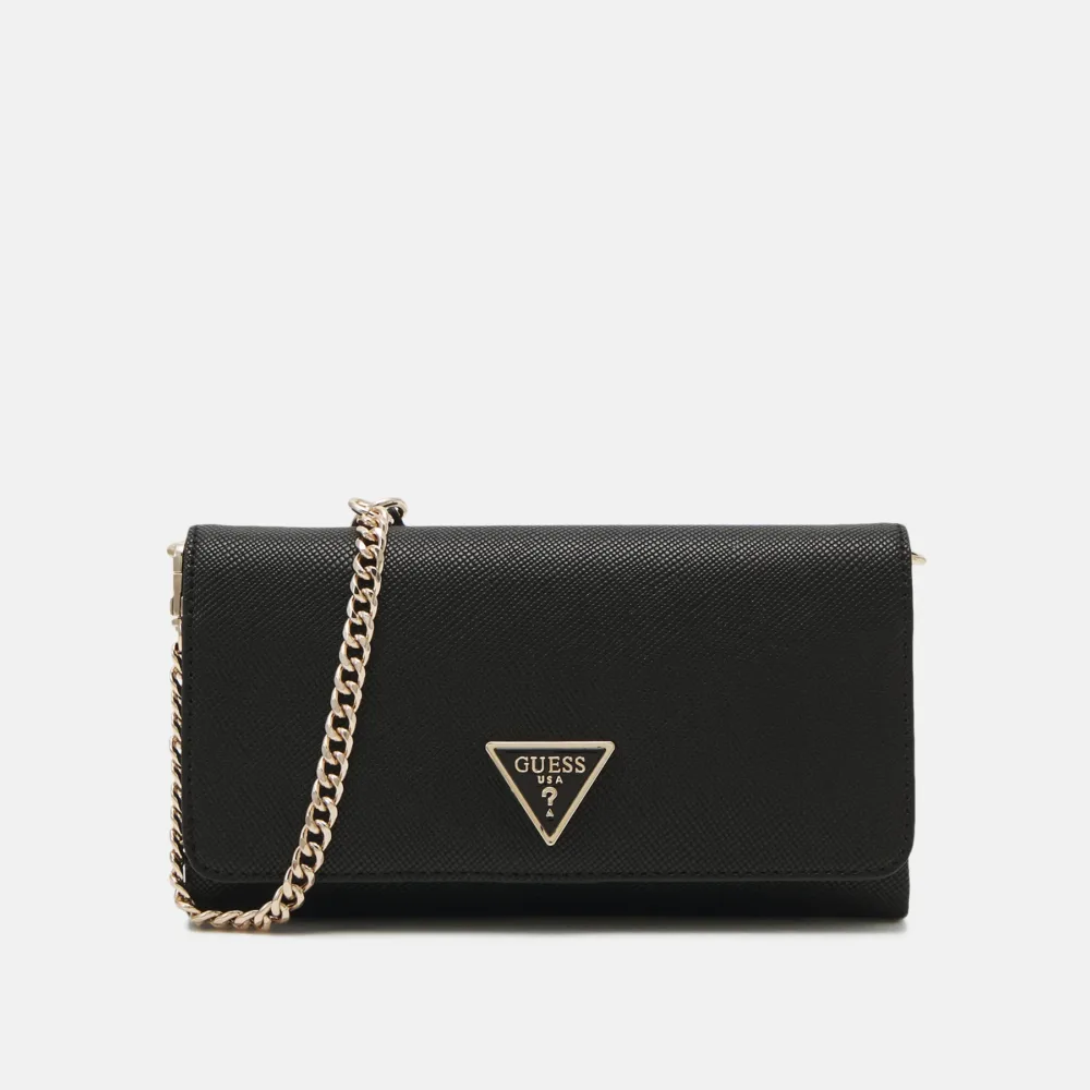 Guess NOELLE FLAP ORGANIZER - Cross body bag - black