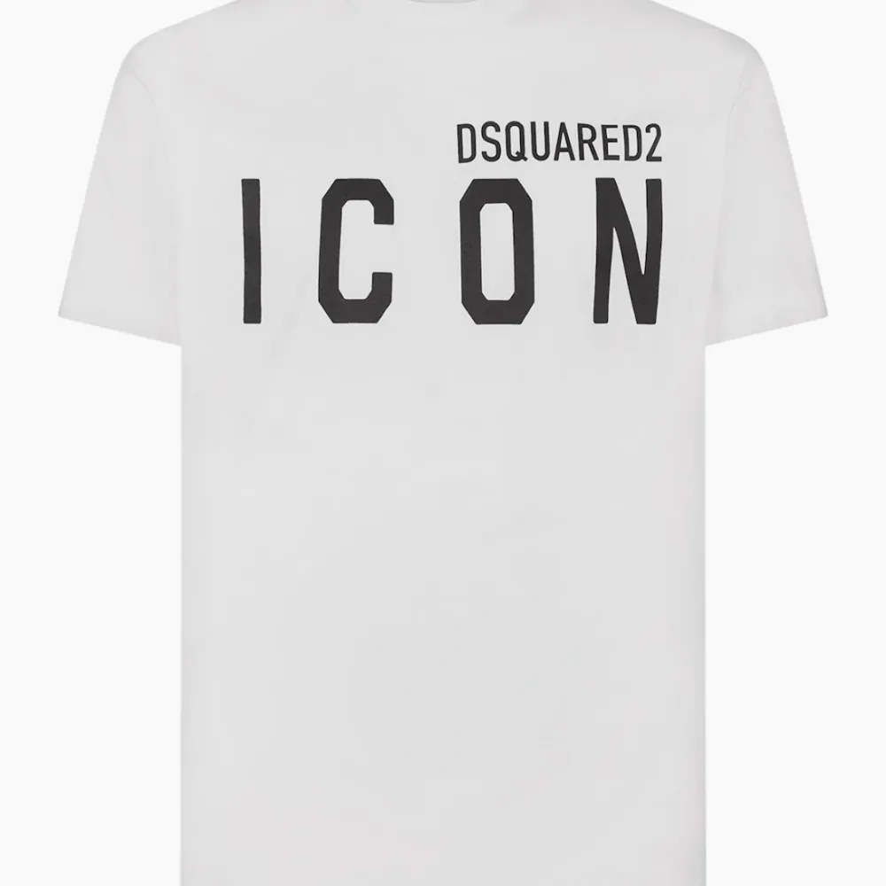Dsquared2 mens t shirts d2 icon cool regular fit short sleeve summer cotton tee