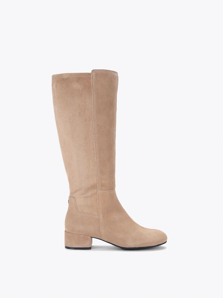 KG Kurt Geiger Nude Tabina High Leg Boots