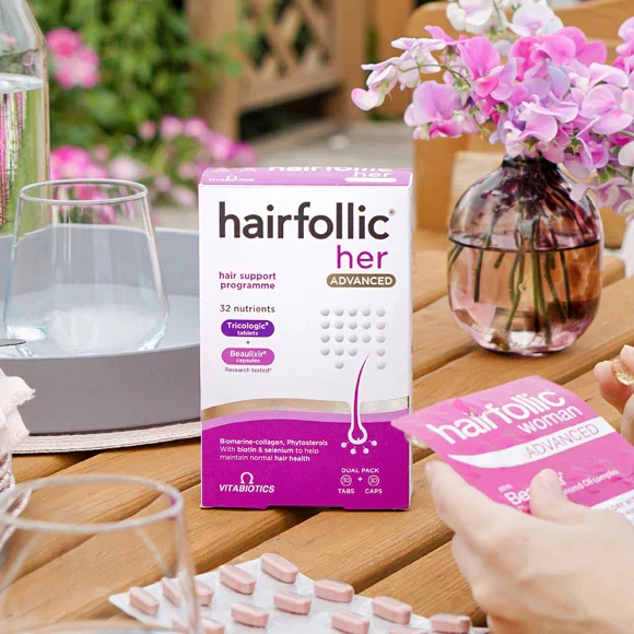 Vitabiotics Hairfollic Her Advanced - 30 Tablets + 30 Capsules
