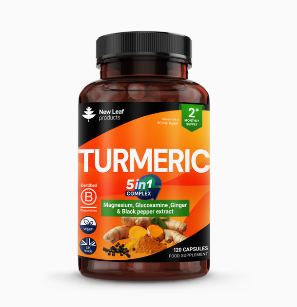 New Leaf Products Turmeric 5In1 Complex 120 Capsules