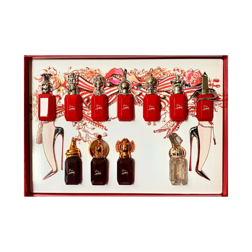 Christian Louboutin Exclusive Limited Edition Beauty Fragrance Miniatures Set – 11 x 9ml