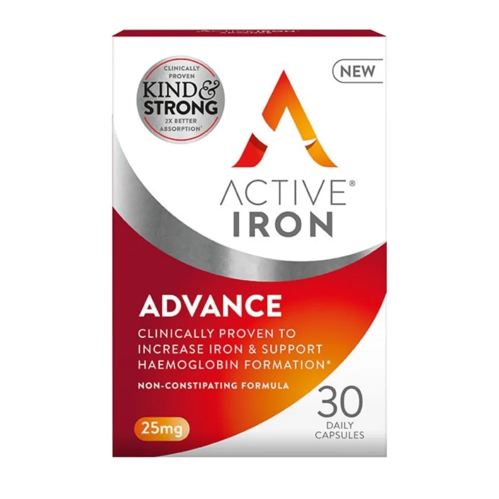 Active Iron Advance 25mg 30 Capsules