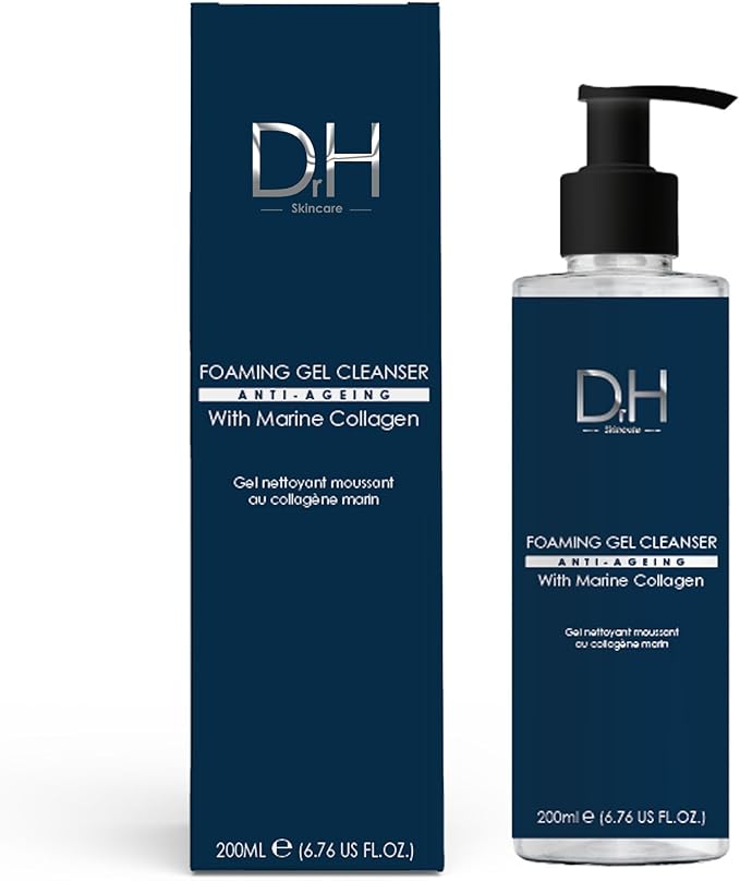 Skin Chemists Foaming Cleanser with Marine Collagen – Hydrating, Nourishing, and Anti-Aging Face Wash for All Skin Types – 200ml