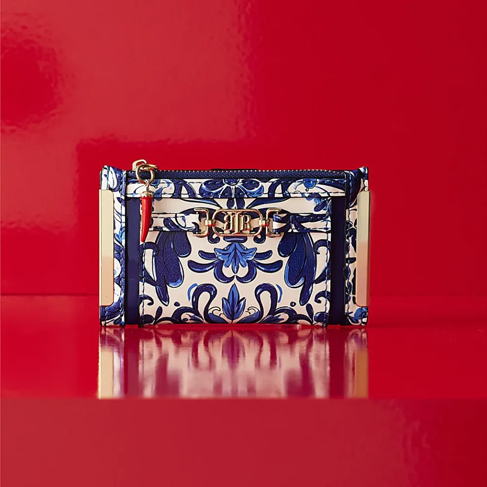 River Island - Blue Tile Print Mini Purse
