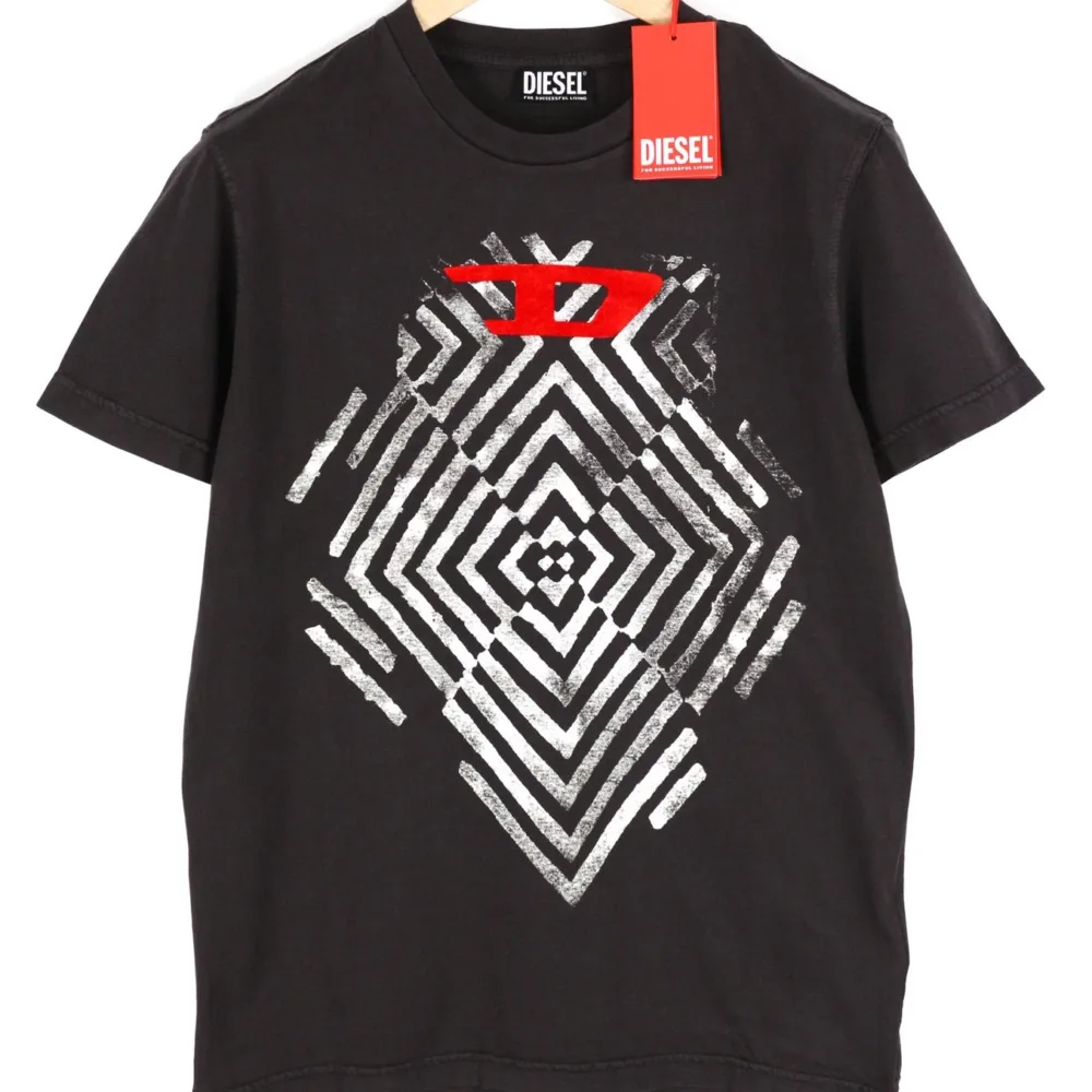 DIESEL T-Diegor- Short Sleeve Crew Neck Black
