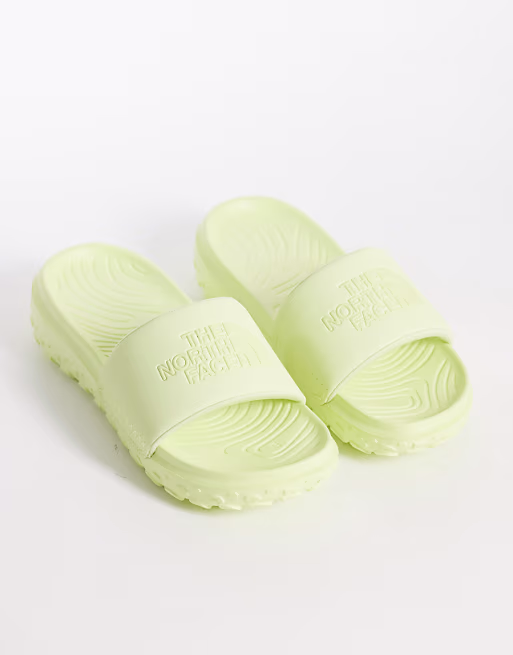 The North Face Never Stop Cush slide in yellow