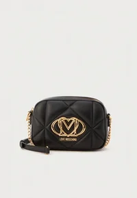 Love Moschino EMBOSSED - Cross body bag - black