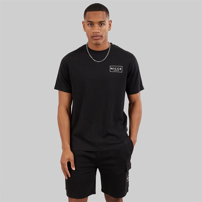 NICCE Mens Tradfri T-Shirt And Shorts Set Black